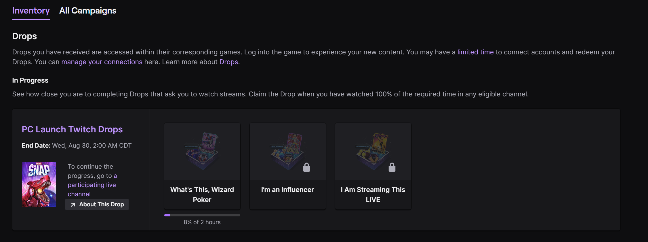 How to Check Twitch Drops Inventory and Progress